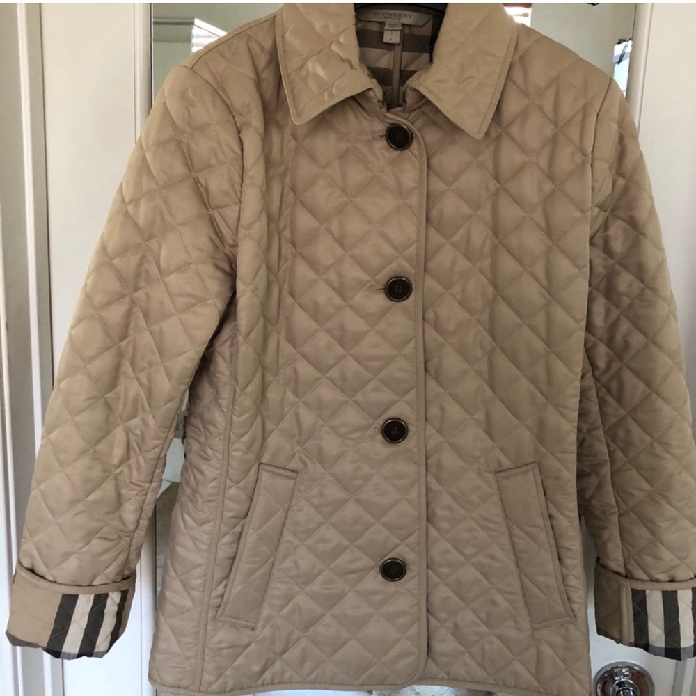 Burberry Brit Quilted Jacket S 💯 % Authentic